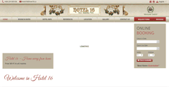 Desktop Screenshot of hotel16.cz